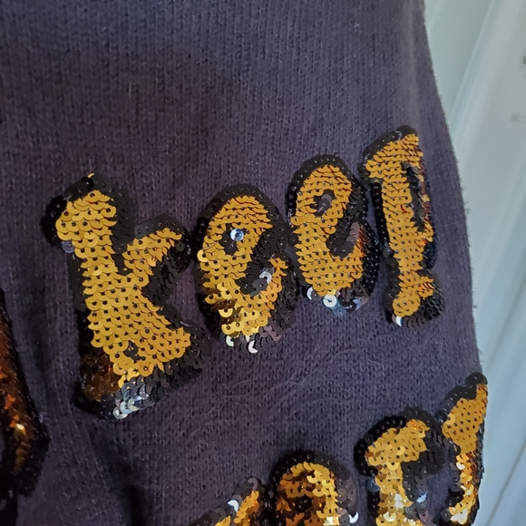 Wildfox White Label Sequined Oversized Sweater - Picture 5 of 8